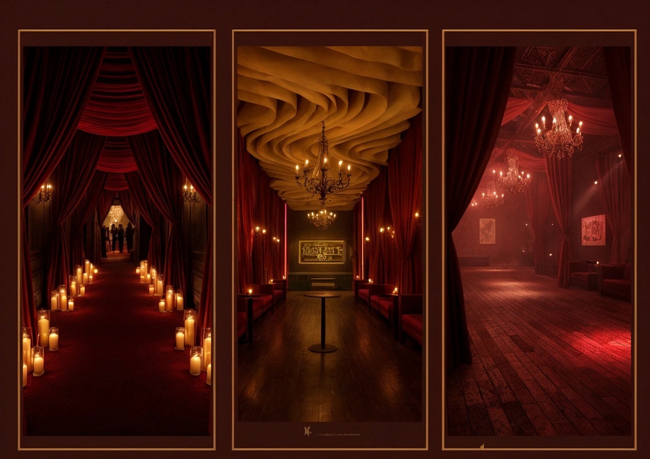 THE VAULT interior showcasing luxury and mystery